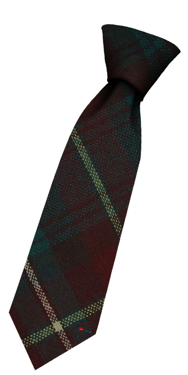 Boys Pure Wool Tie Woven Scotland - Prince Edward Island Canadian Tartan