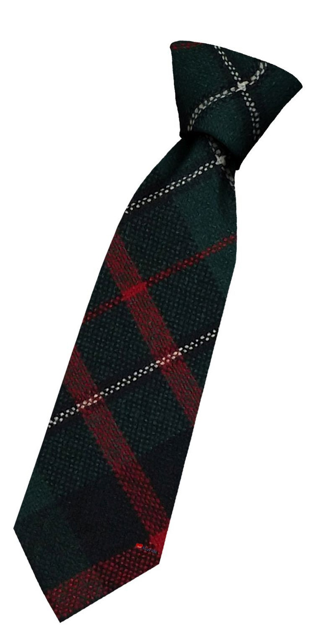 Boys Pure Wool Tie Woven Scotland - MacDiarmid Modern Tartan