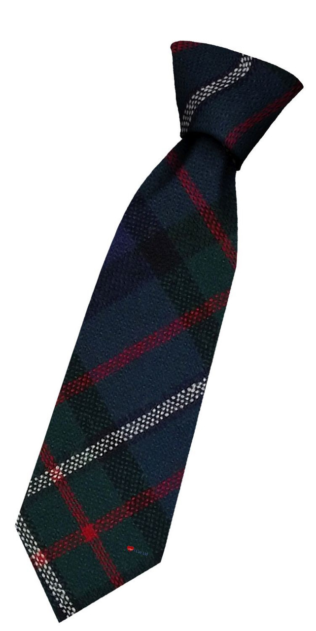 Boys Pure Wool Tie Woven Scotland - Ferguson Modern Tartan