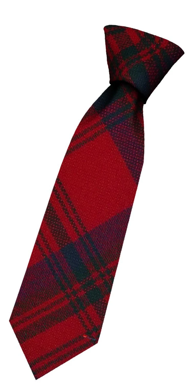 Boys Pure Wool Tie Woven Scotland - Matheson Modern Tartan