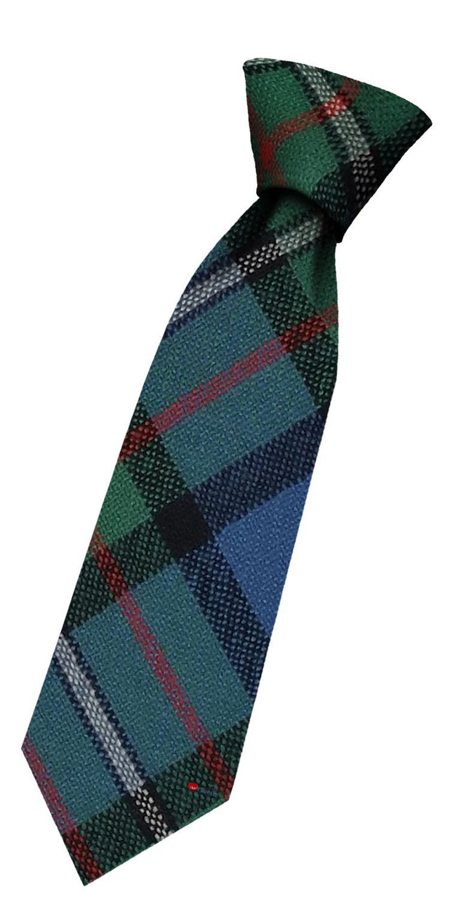 Boys Pure Wool Tie Woven Scotland - Ferguson Ancient Tartan