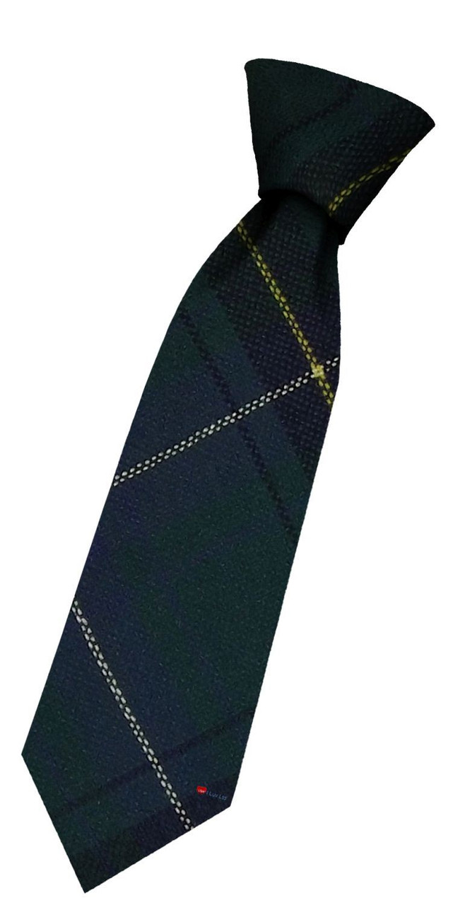 Boys Pure Wool Tie Woven Scotland - Henderson Modern Tartan