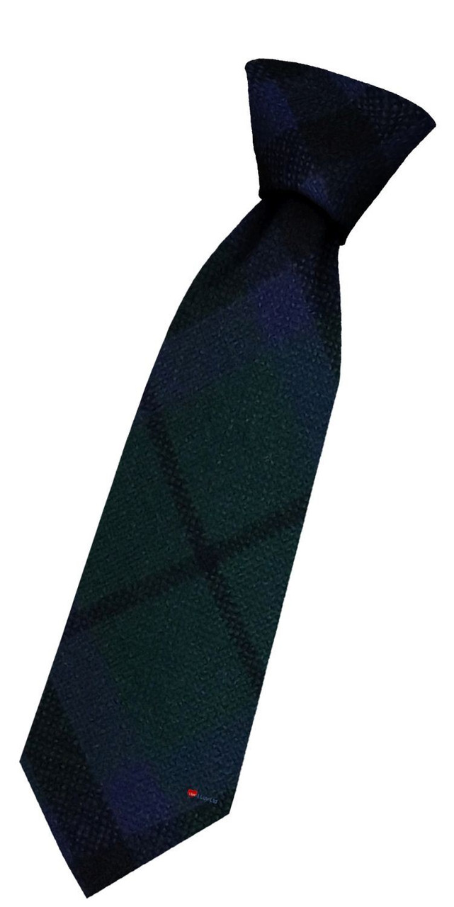 Boys Pure Wool Tie Woven Scotland - Marshall Modern Tartan