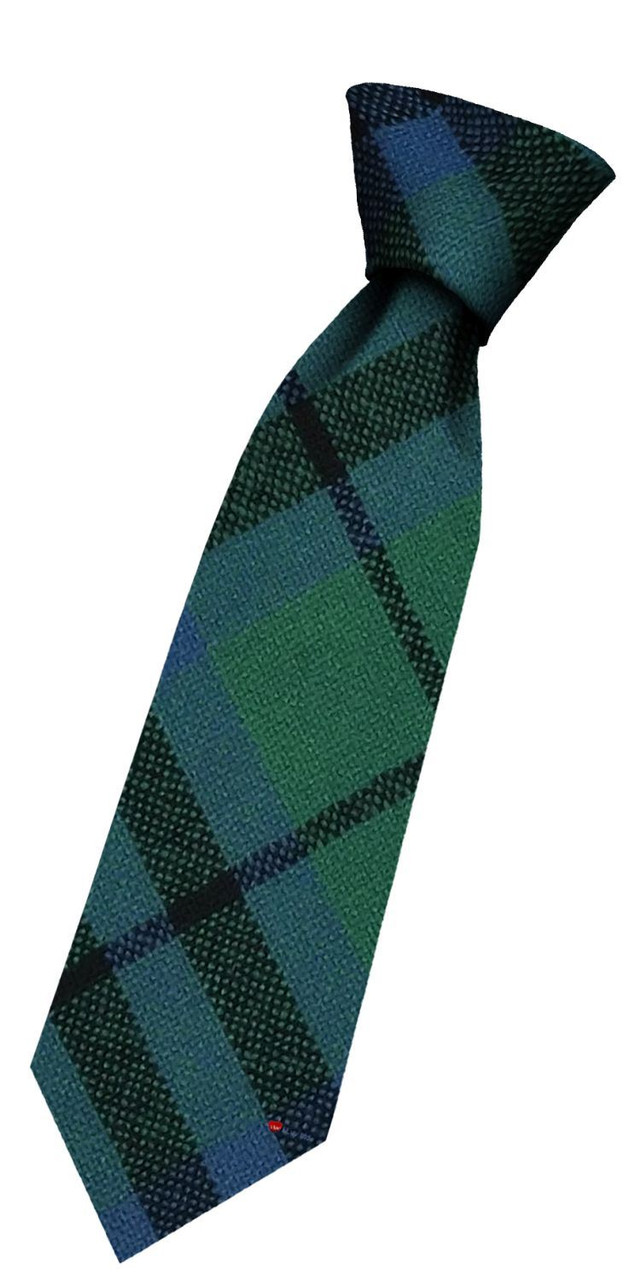 Boys Pure Wool Tie Woven Scotland - Marshall Ancient Tartan