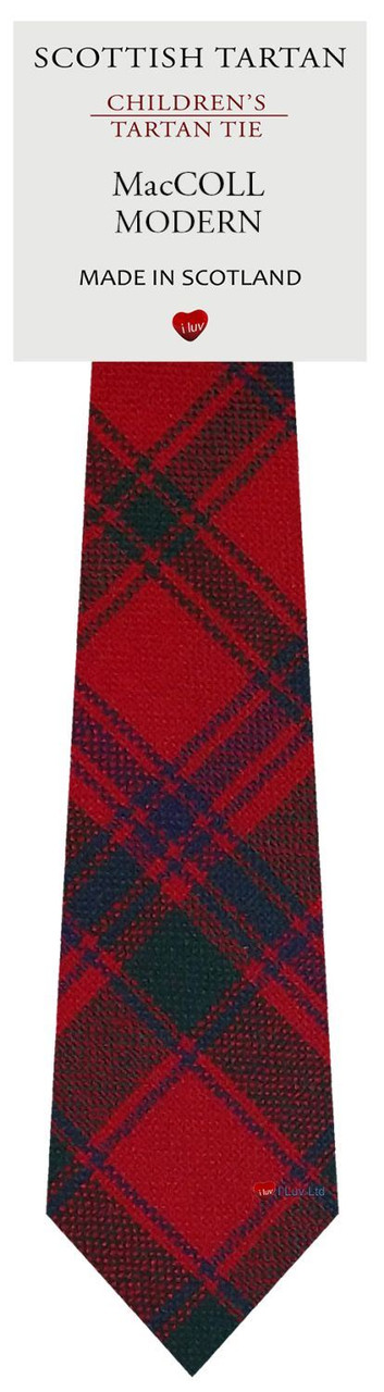 Boys Pure Wool Tie Woven Scotland - MacColl Modern Tartan