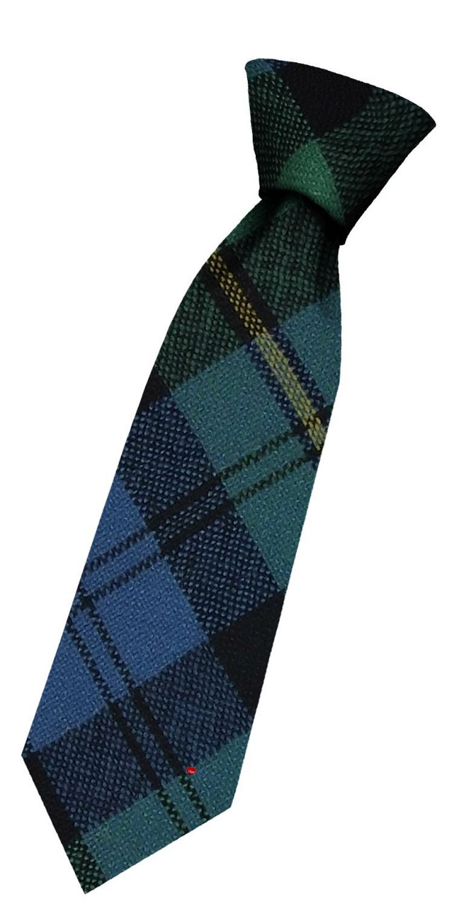 Boys Pure Wool Tie Woven Scotland - MacEwan Ancient Tartan