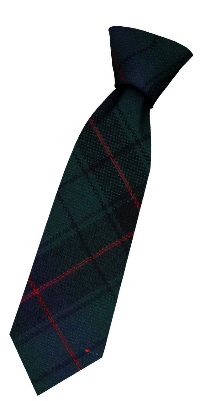 Boys Pure Wool Tie Woven Scotland - Davidson Modern Tartan