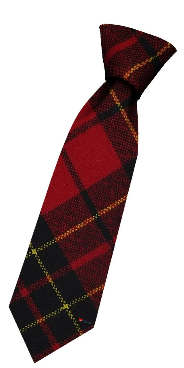 Boys Pure Wool Tie Woven Scotland - Brodie Modern Tartan