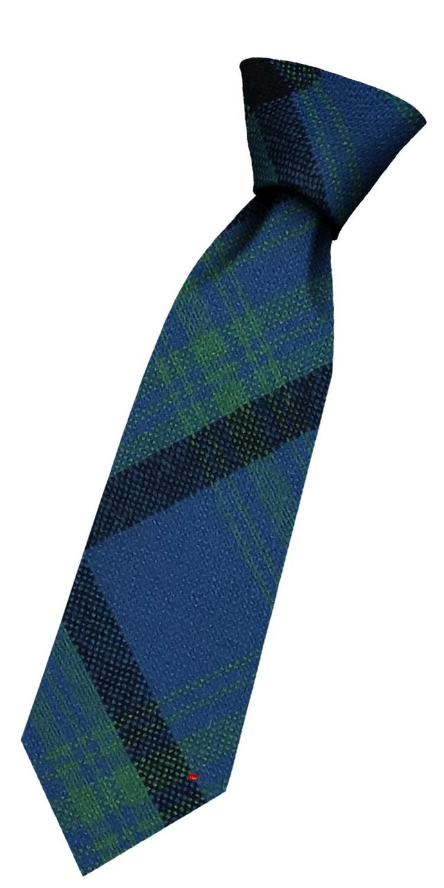Boys Pure Wool Tie Woven Scotland - Matheson Hunting Ancient Tartan