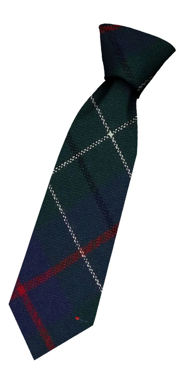 Boys Pure Wool Tie Woven Scotland - Duncan Modern Tartan