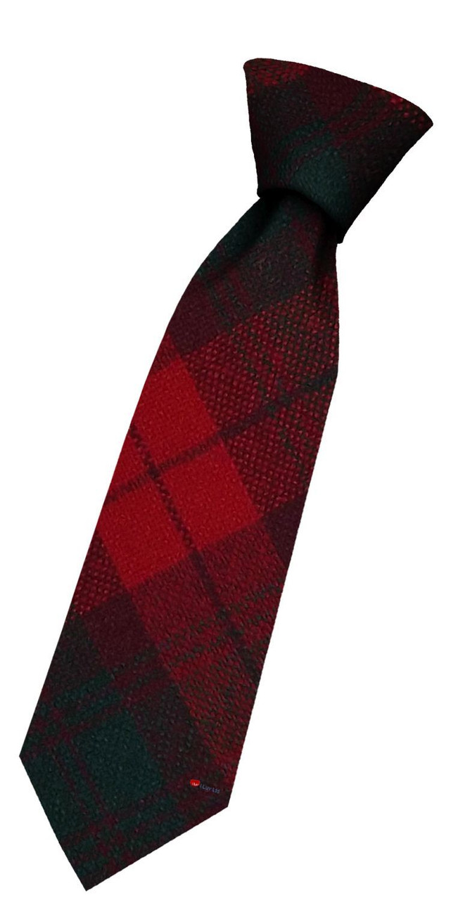 Boys Pure Wool Tie Woven Scotland - MacNab Modern Tartan