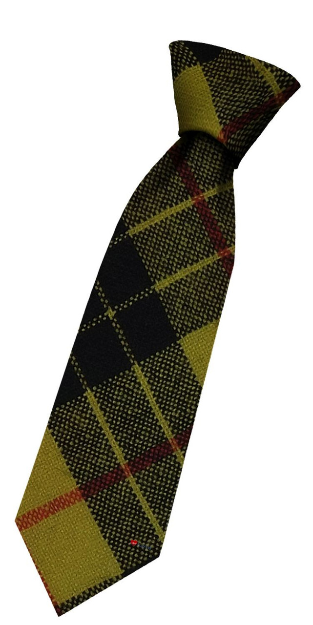 Boys Pure Wool Tie Woven Scotland - MacLeod of Lewis Ancient Tartan