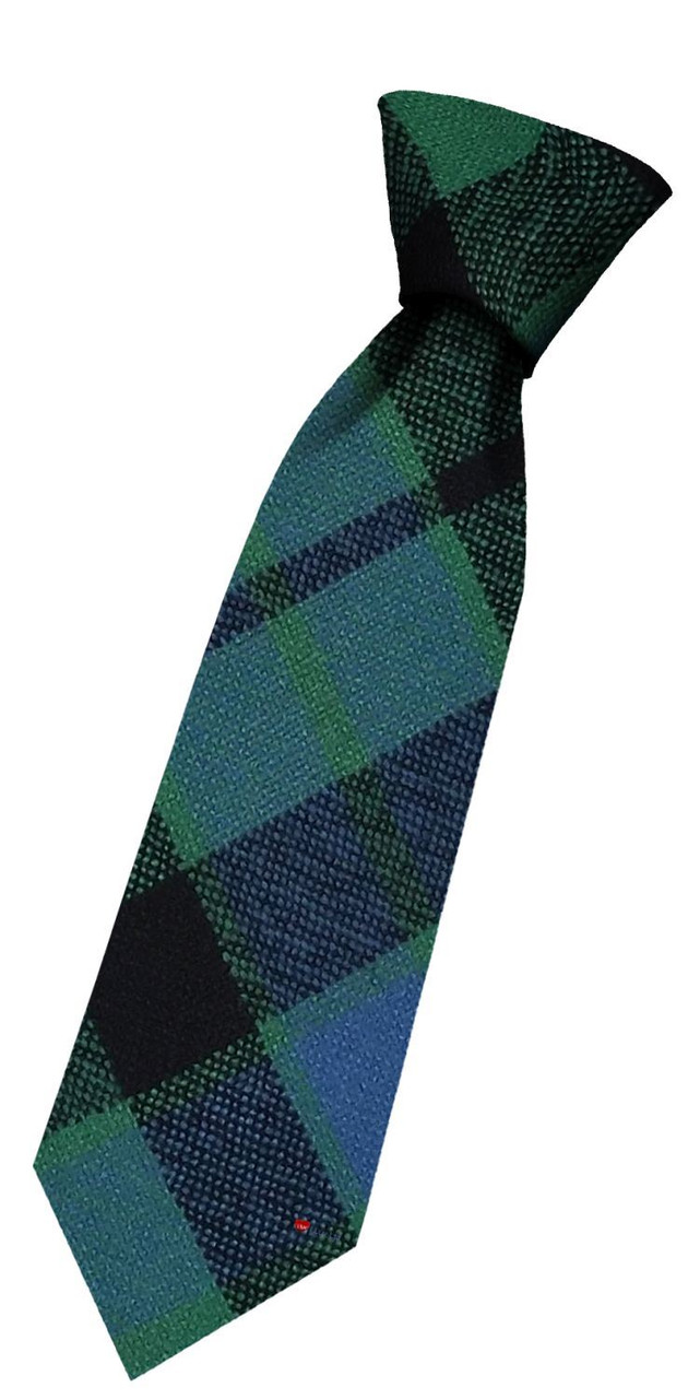 Boys Pure Wool Tie Woven Scotland - MacKay Ancient Tartan