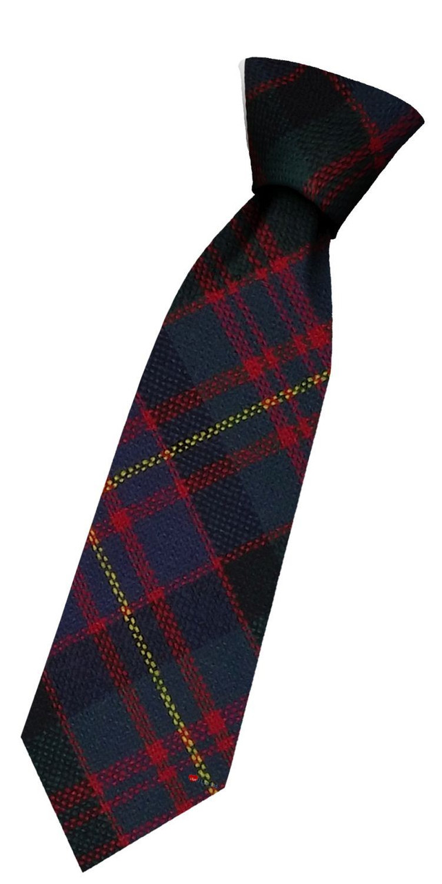 Boys Pure Wool Tie Woven Scotland - Cameron of Erracht Modern Tartan