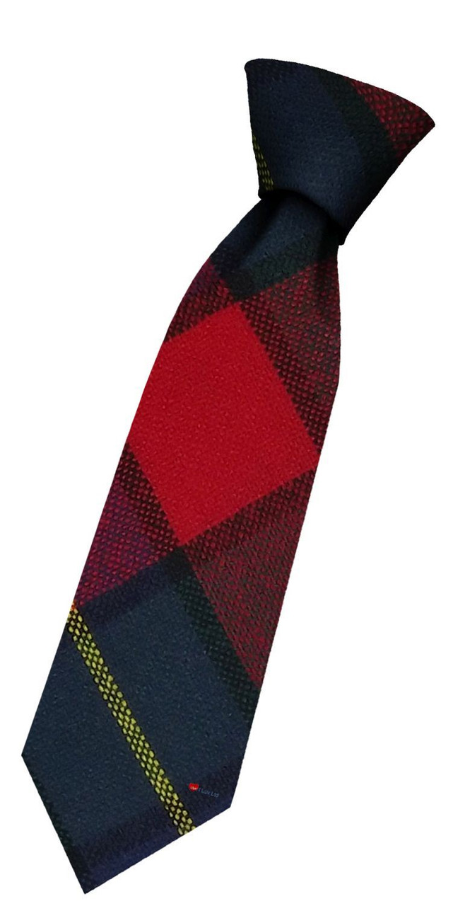 Boys Pure Wool Tie Woven Scotland - Kilgour Modern Tartan
