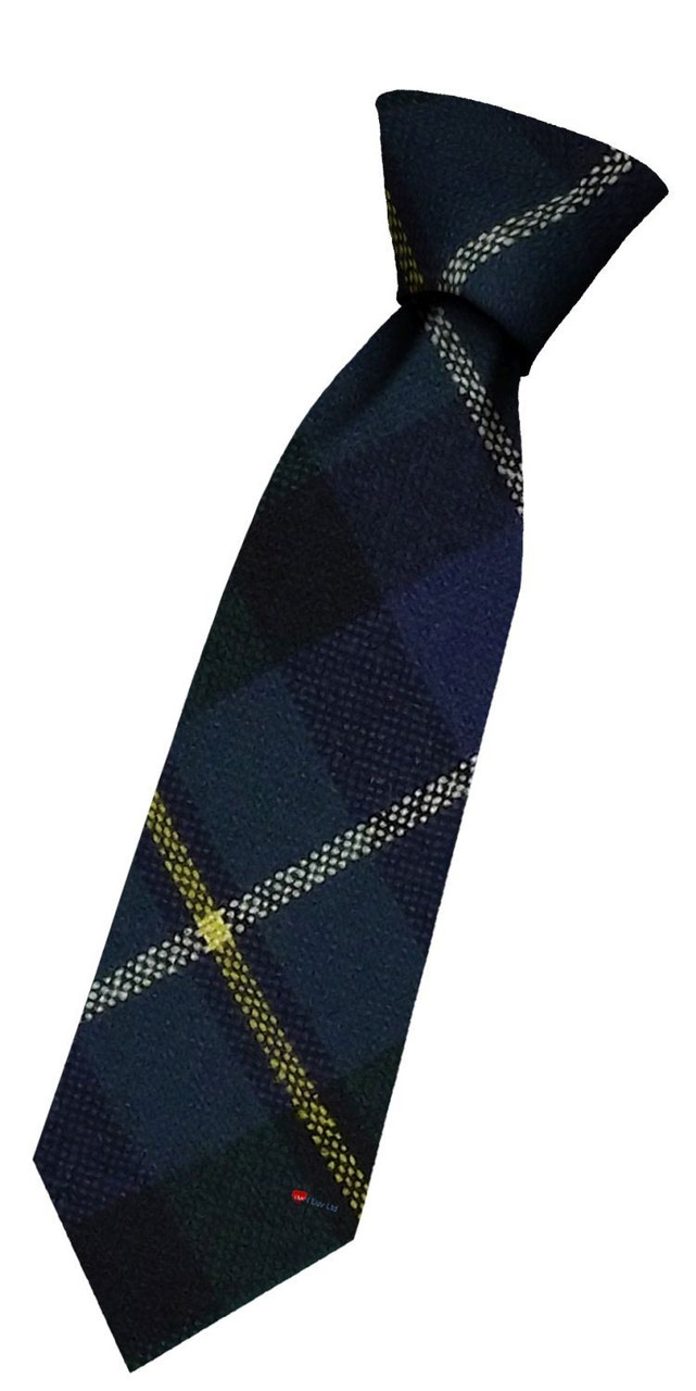 Boys Pure Wool Tie Woven Scotland - MacNeil of Barra Modern Tartan