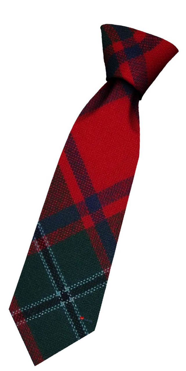 Boys Pure Wool Tie Woven Scotland - MacPhail Modern Tartan