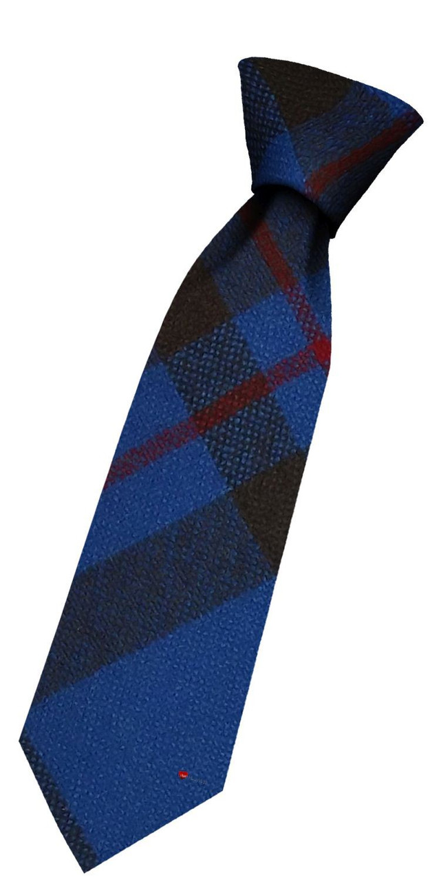 Boys Pure Wool Tie Woven Scotland - Elliot Modern Tartan