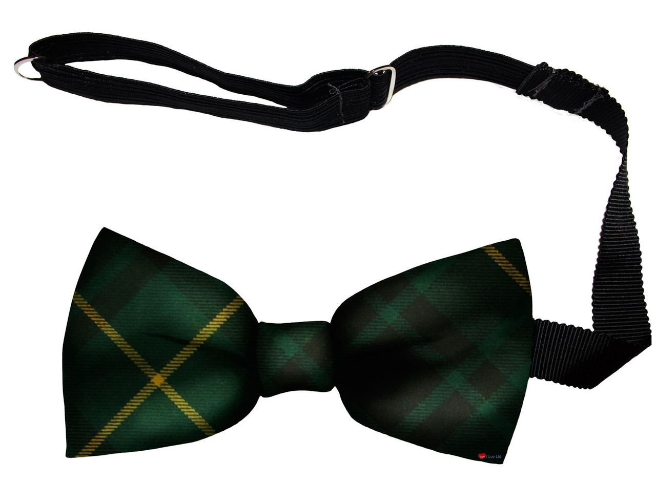 MacArthur Modern Tartan Men's Bow Tie Pure Wool Elastic Fastening