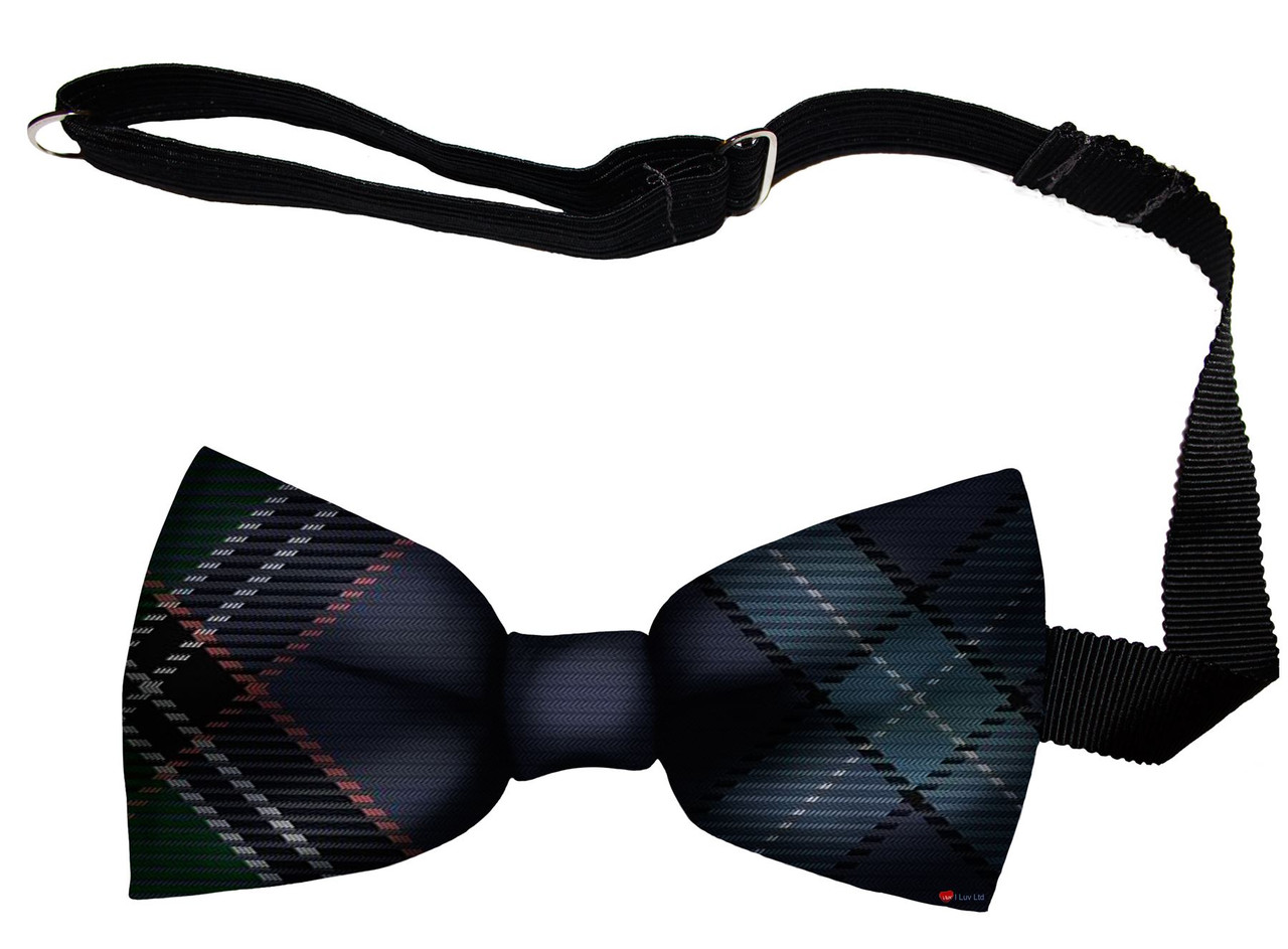Victoria Australian Tartan Men's Bow Tie Pure Wool Elastic Fastening