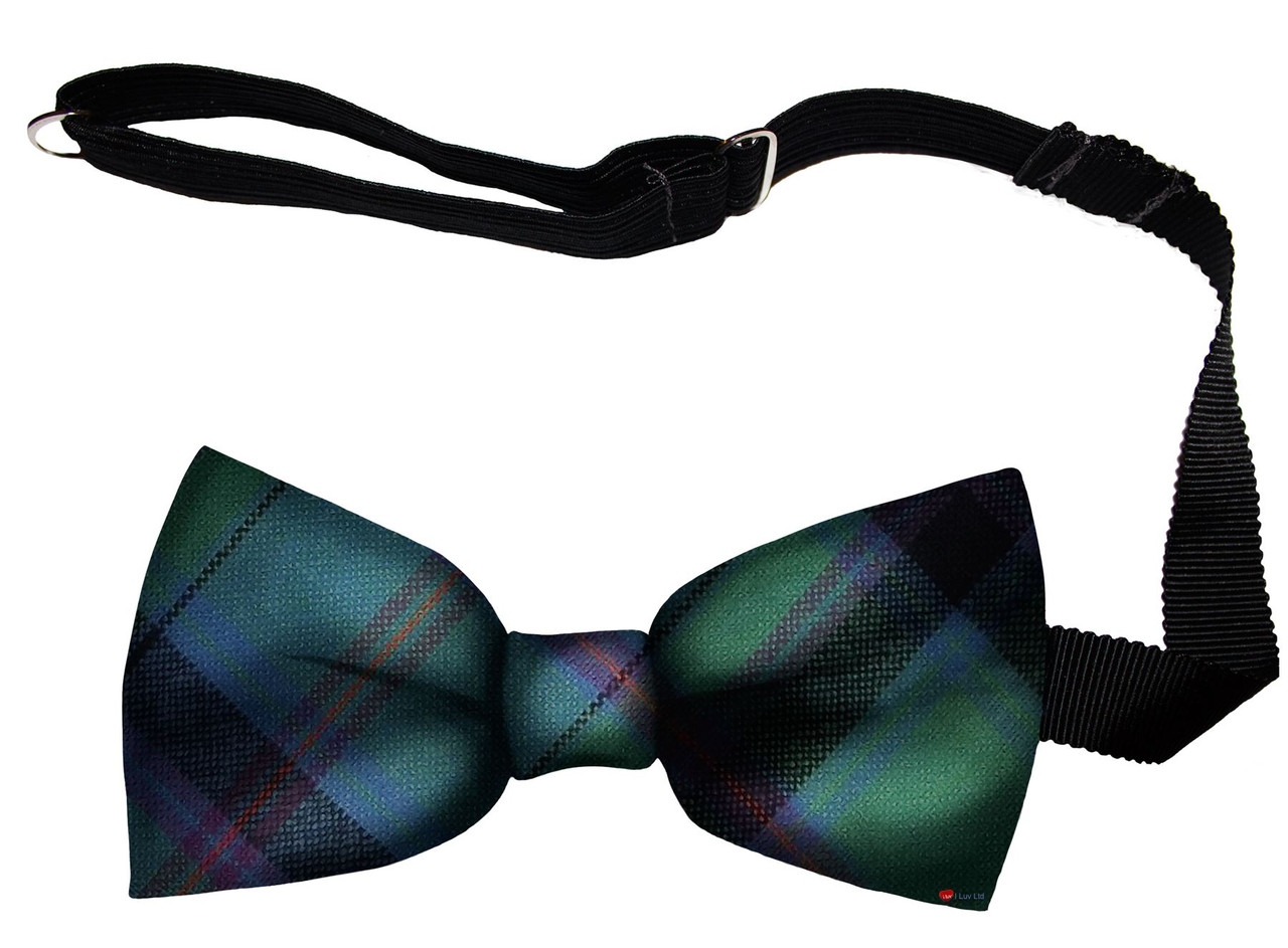 Cooper Ancient Tartan Men's Bow Tie Pure Wool Elastic Fastening