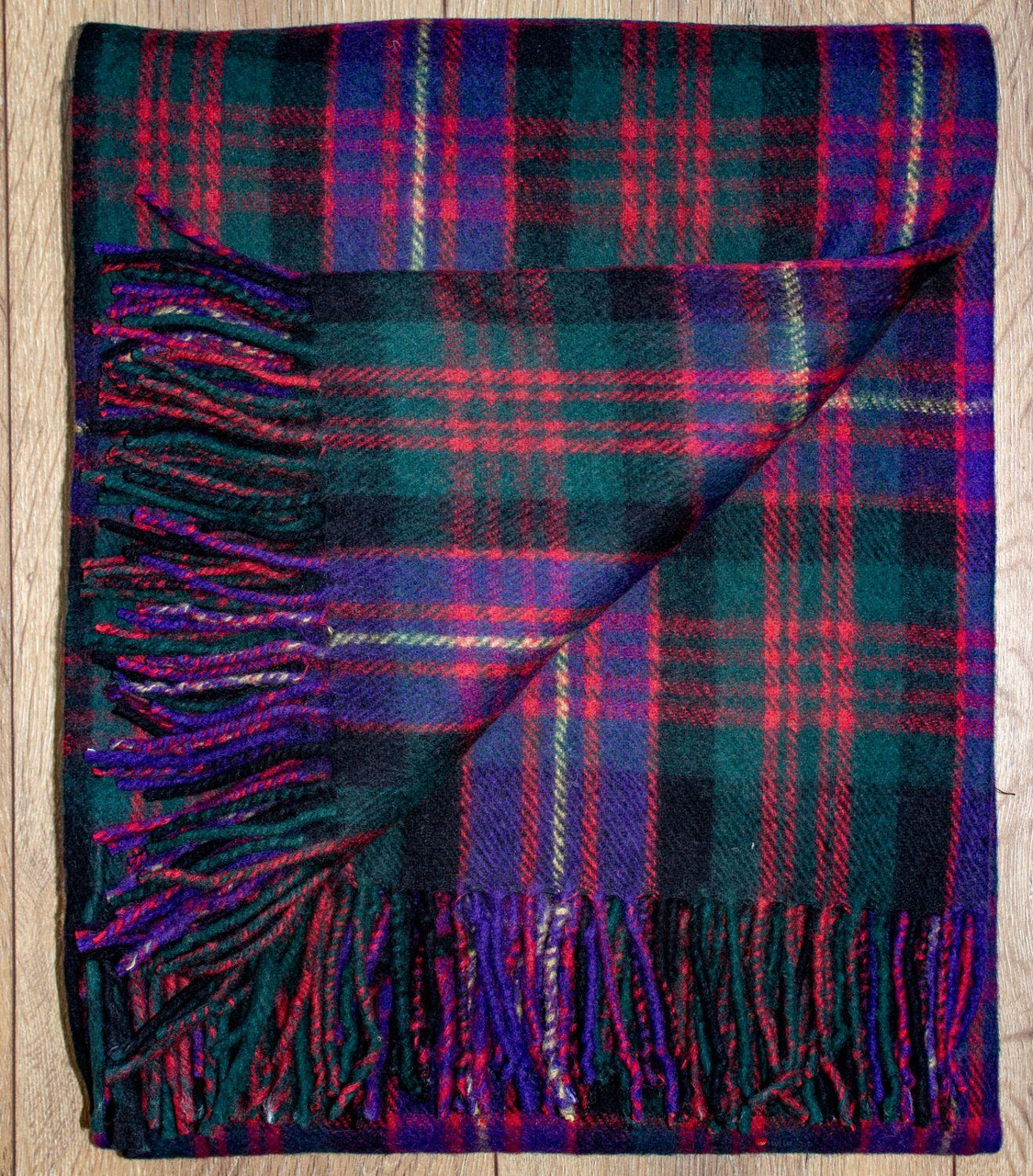 Scottish Tartan Wool Mix Blanket Throw Warm and Soft Cameron Of Erracht Travel Knee Wool Rug 182 cm x 152 cm Plaid