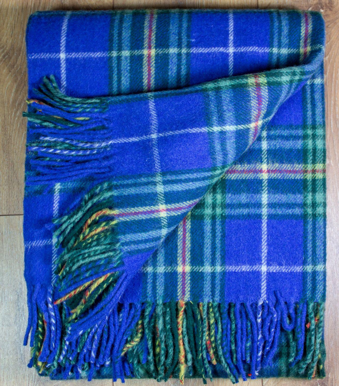 Scottish Tartan Wool Mix Blanket Throw Warm and Soft Nova Scotia Travel Plaid Picnic Knee Wool Rug 182 cm x 152 cm