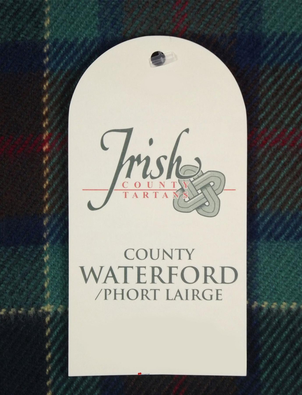 Irish Tartan Fabric Material Medium Weight County Waterford New Wool 1 Metre