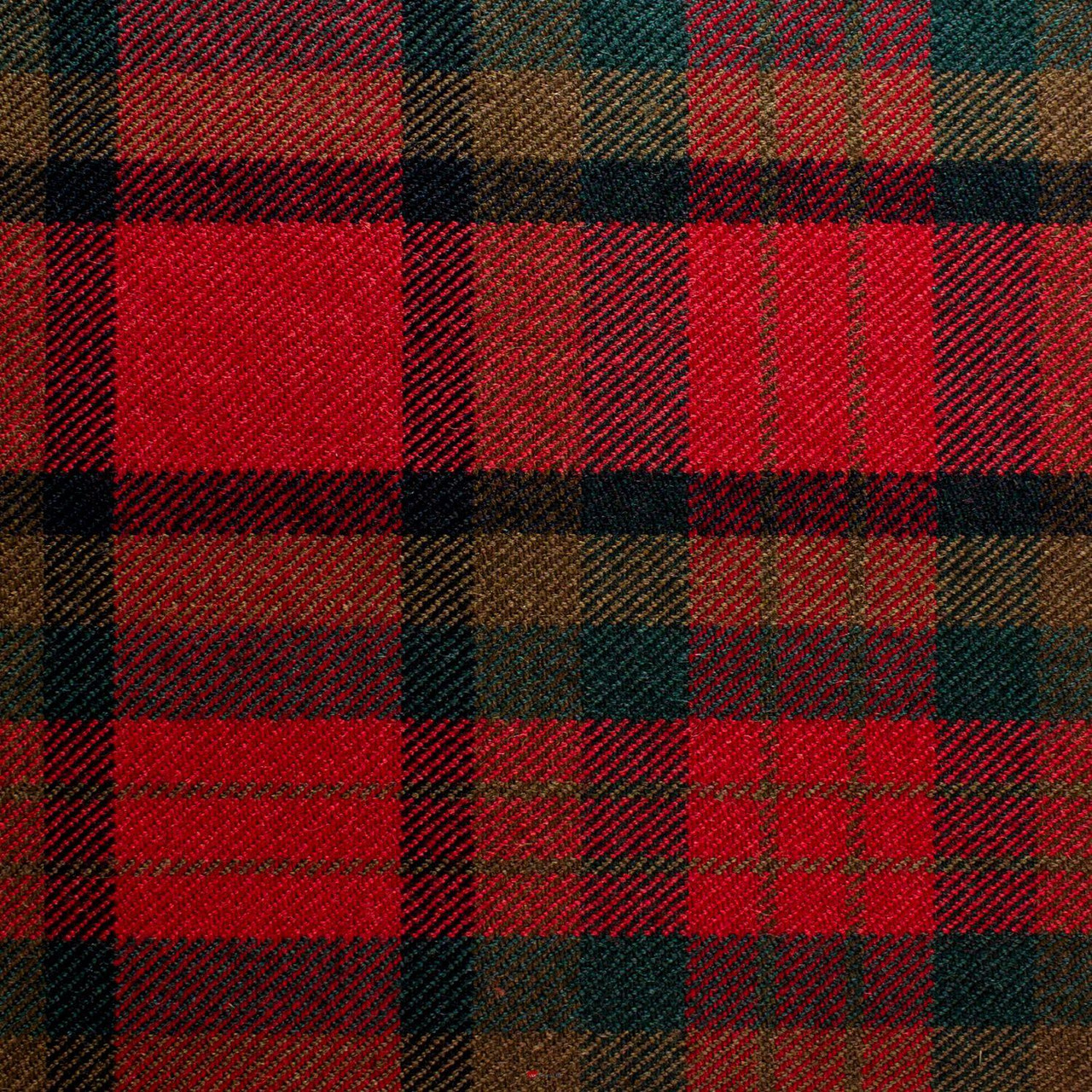 Irish Tartan Fabric Material Medium Weight County Tipperary New Wool 1 Metre