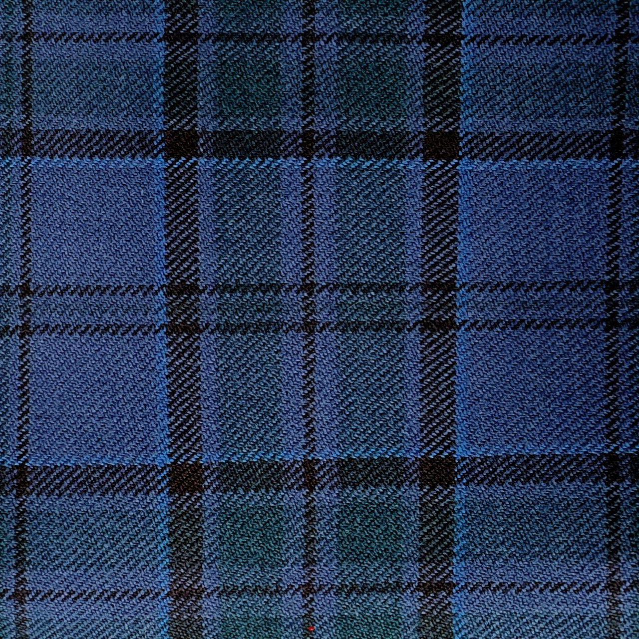 Irish Tartan Fabric Material Medium Weight County Wicklow New Wool 1 Metre