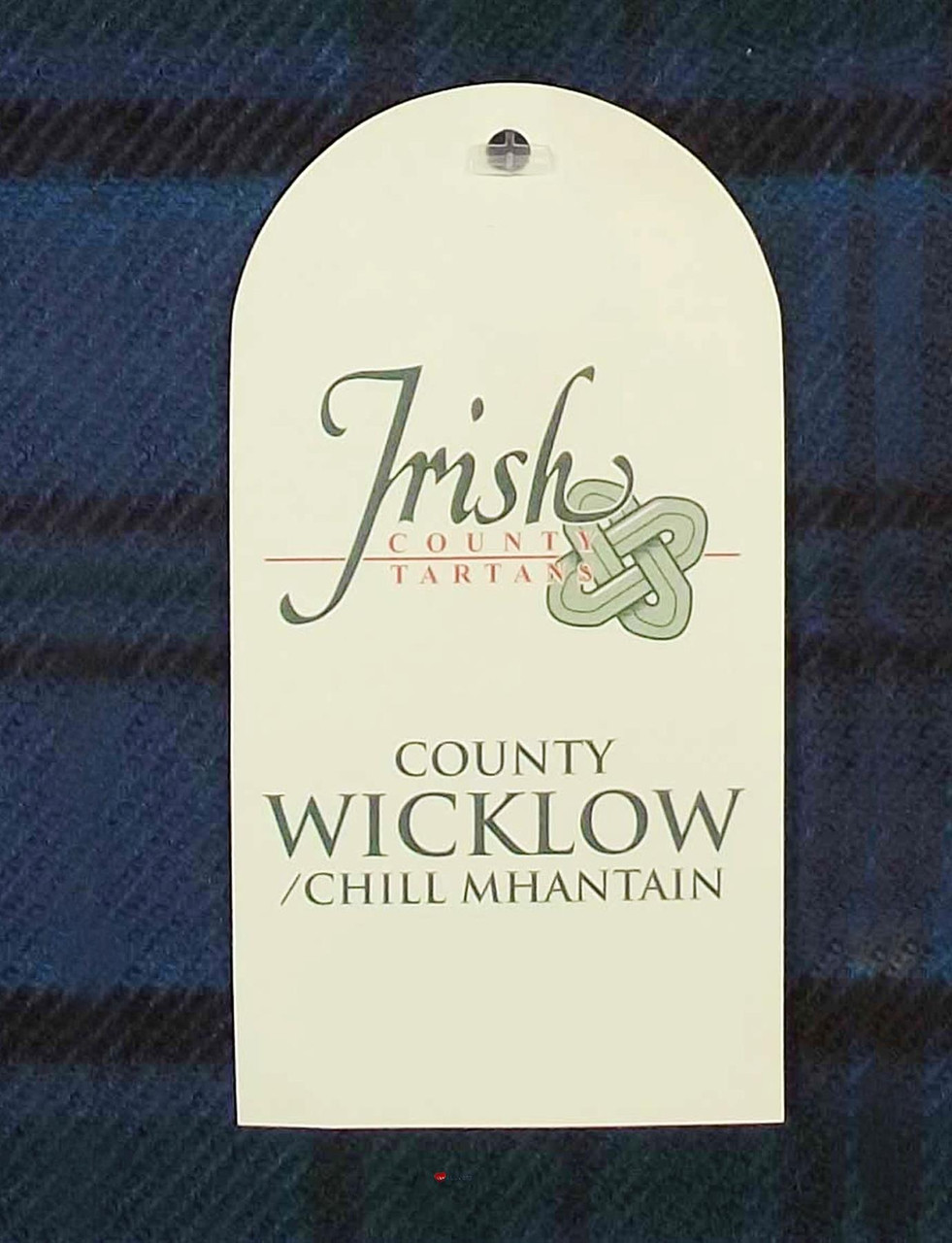 Irish Tartan Fabric Material Medium Weight County Wicklow New Wool 1 Metre
