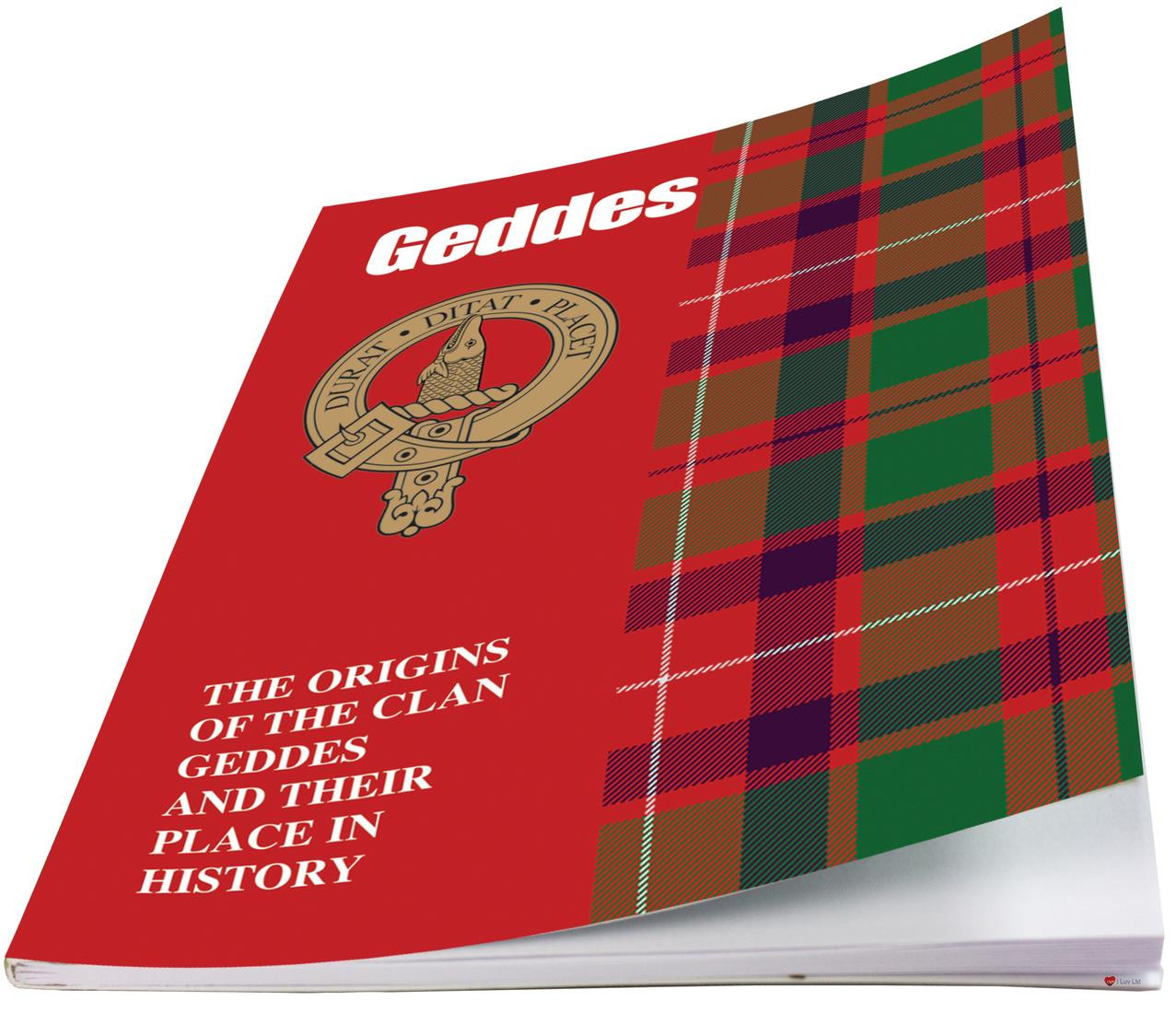 Geddes Ancestry Scottish Clan History Booklet, Scottish Gift