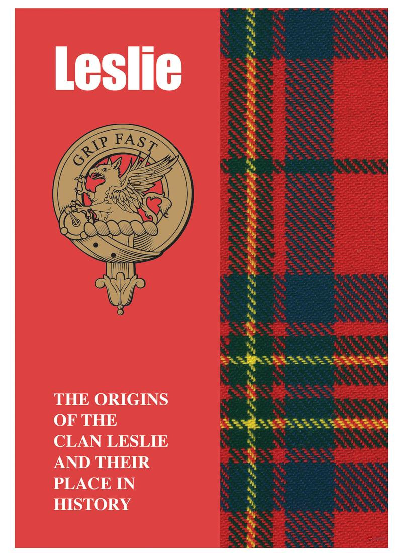 Leslie Ancestry Scottish Clan History Booklet, Scottish Gift