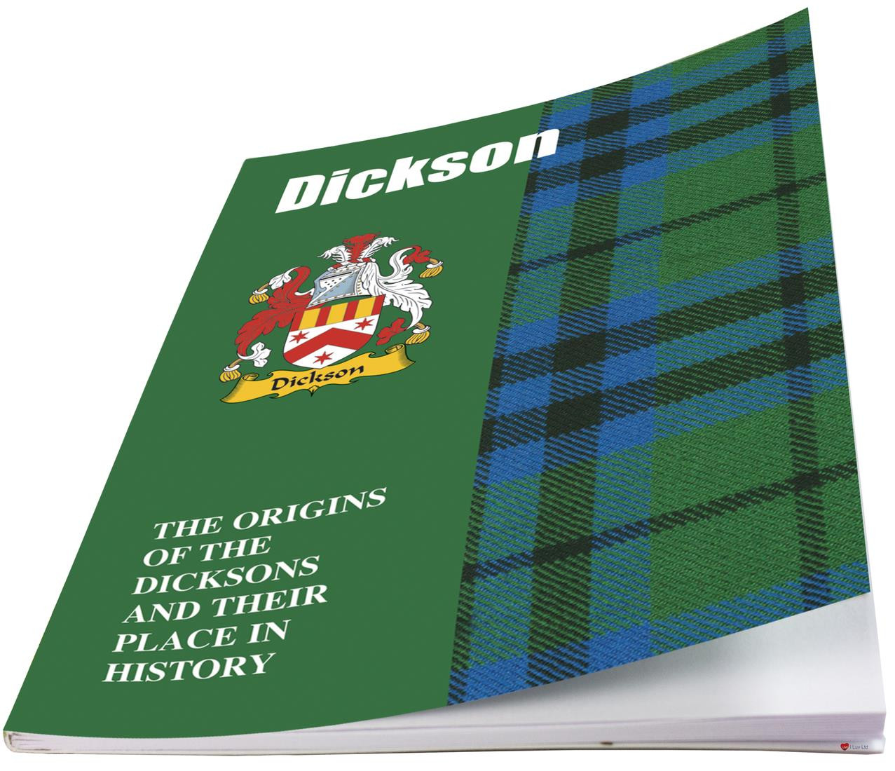 Dickson Ancestry Scottish Clan History Booklet, Scottish Gift