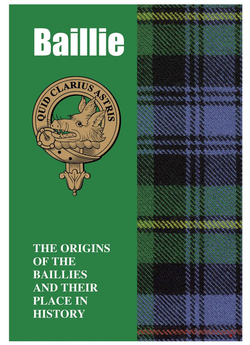 Baillie Ancestry Scottish Clan History Booklet, Scottish Gift