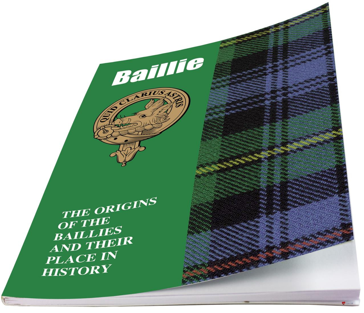 Baillie Ancestry Scottish Clan History Booklet, Scottish Gift