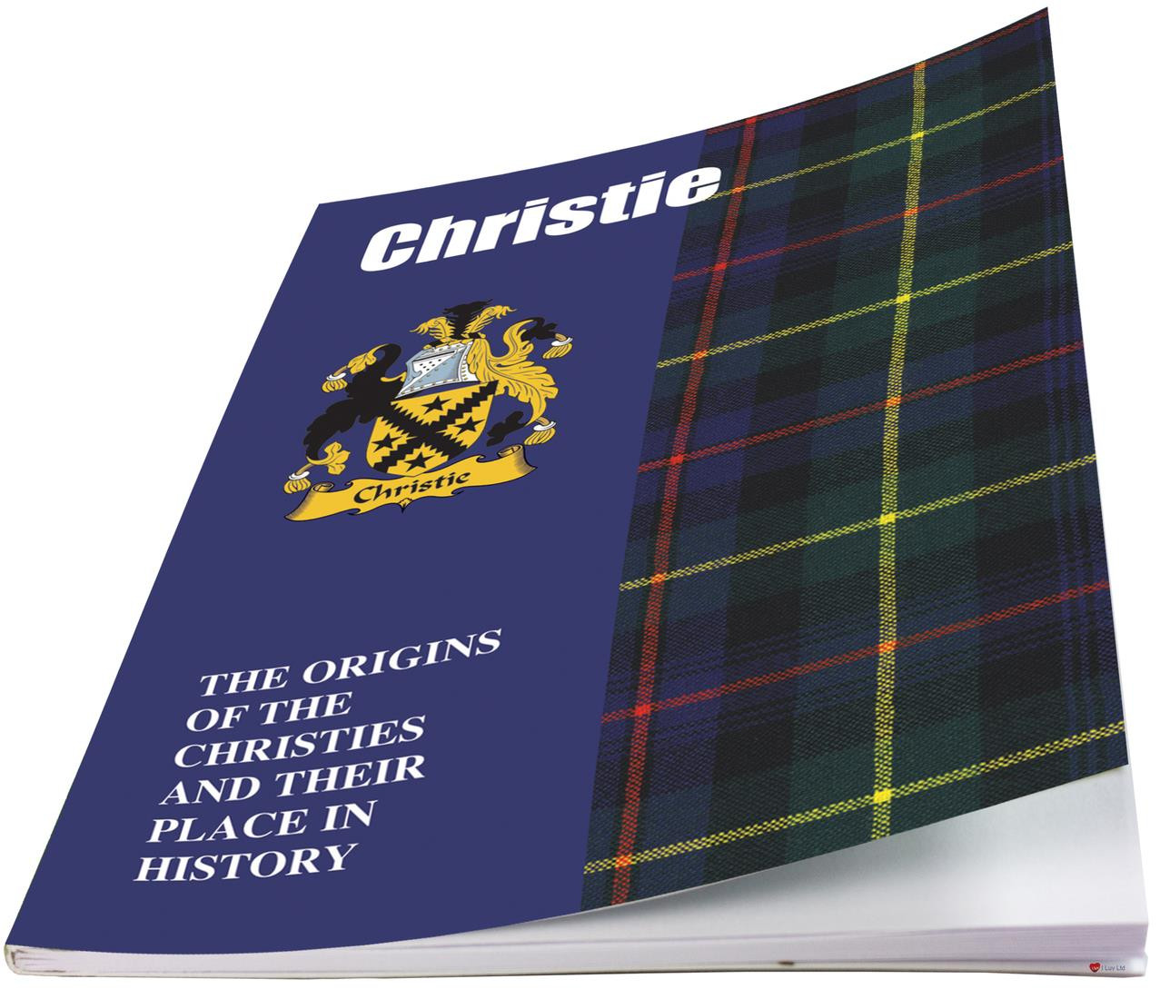 Christie Ancestry Scottish Clan History Booklet, Scottish Gift - iluvscotland.co.uk