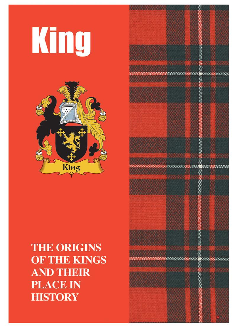 King Ancestry Scottish Clan History Booklet, Scottish Gift