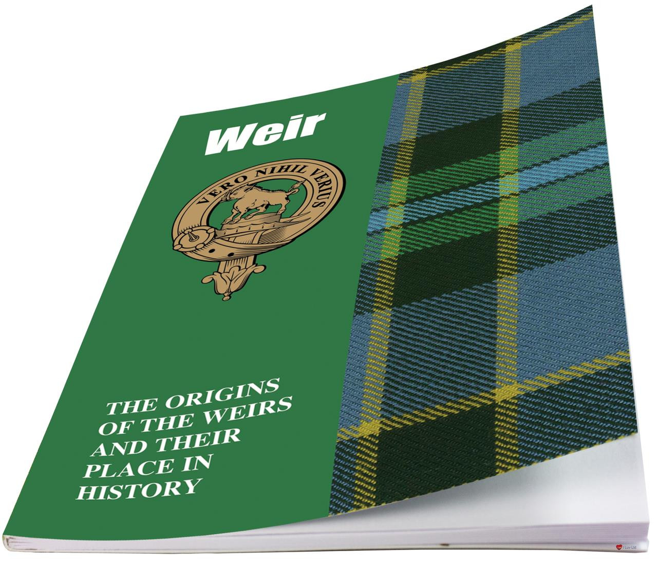 Weir Ancestry Scottish Clan History Booklet, Scottish Gift