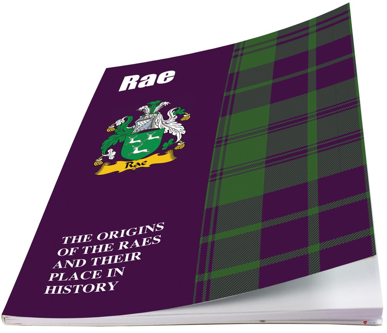Rae Ancestry Scottish Clan History Booklet, Scottish Gift
