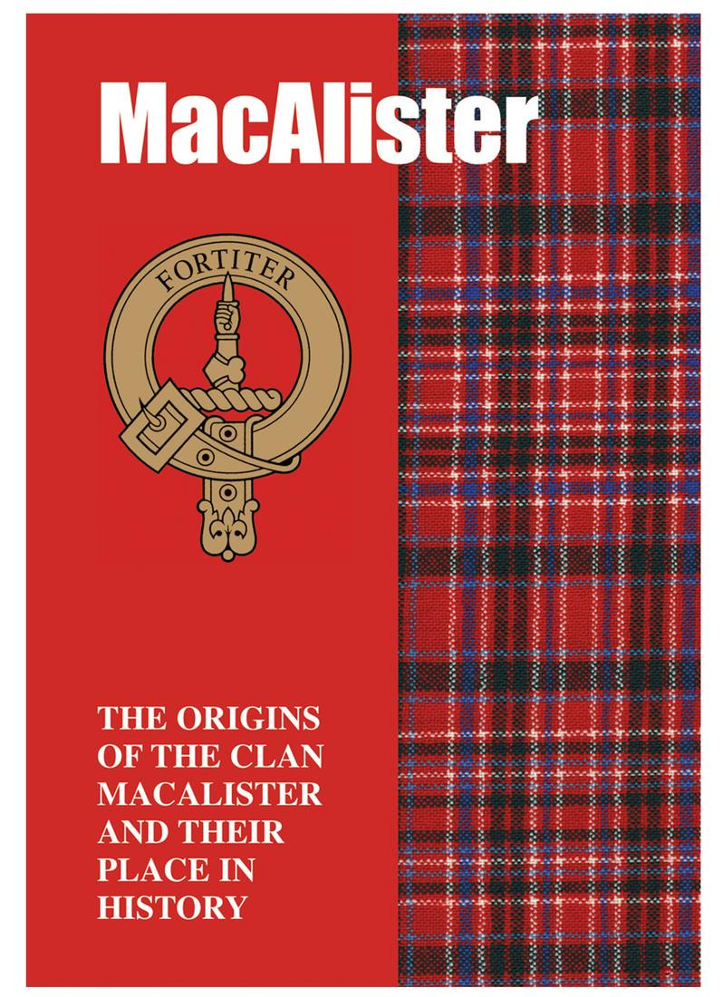 MacAlister Ancestry Scottish Clan History Booklet, Scottish Gift