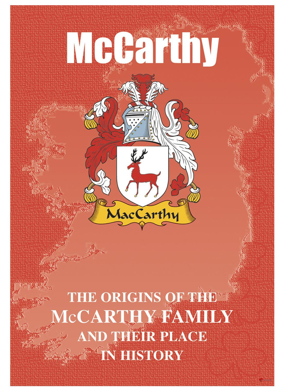 McCarthy Irish Ancestry Clan History Booklet Covering the Historical Exploits of this Famous Name