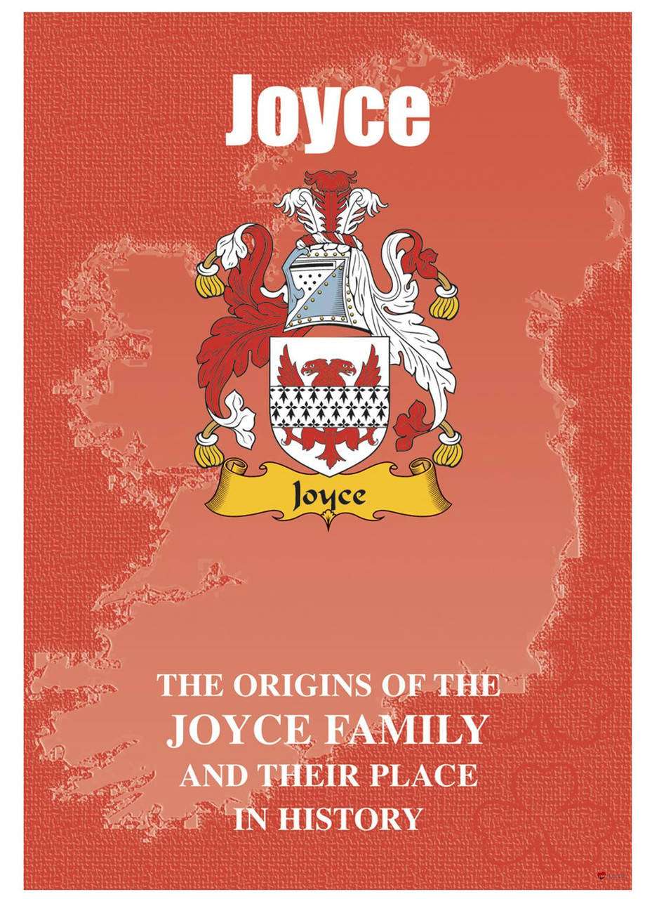 Joyce Irish Ancestry Clan History Booklet Covering the Historical Exploits of this Famous Name
