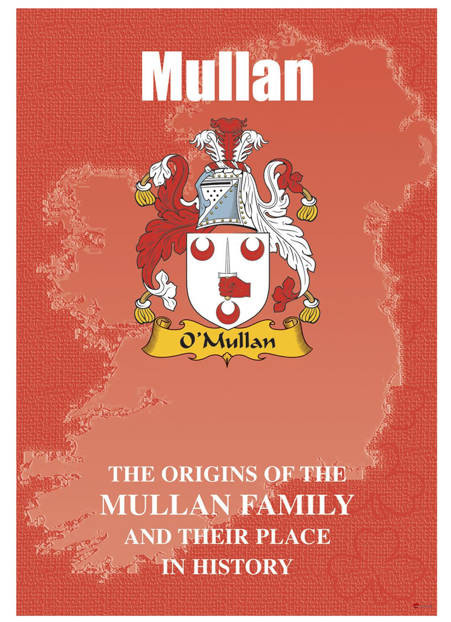 Mullan Irish Ancestry Clan History Booklet Covering the Historical Exploits of this Famous Name