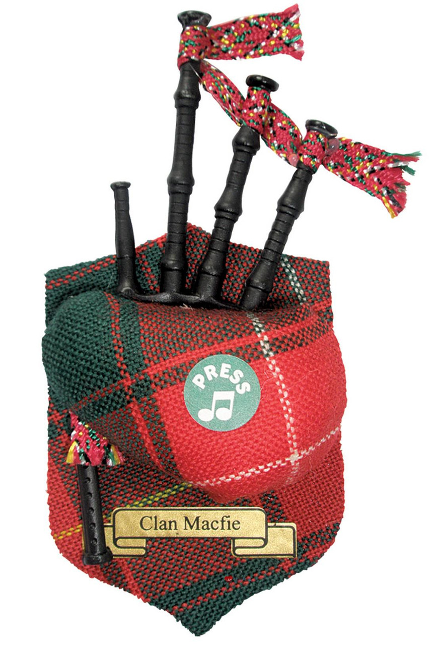 MacFie Musical Bagpipe Fridge Magnet Sound "Scotland the Brave"