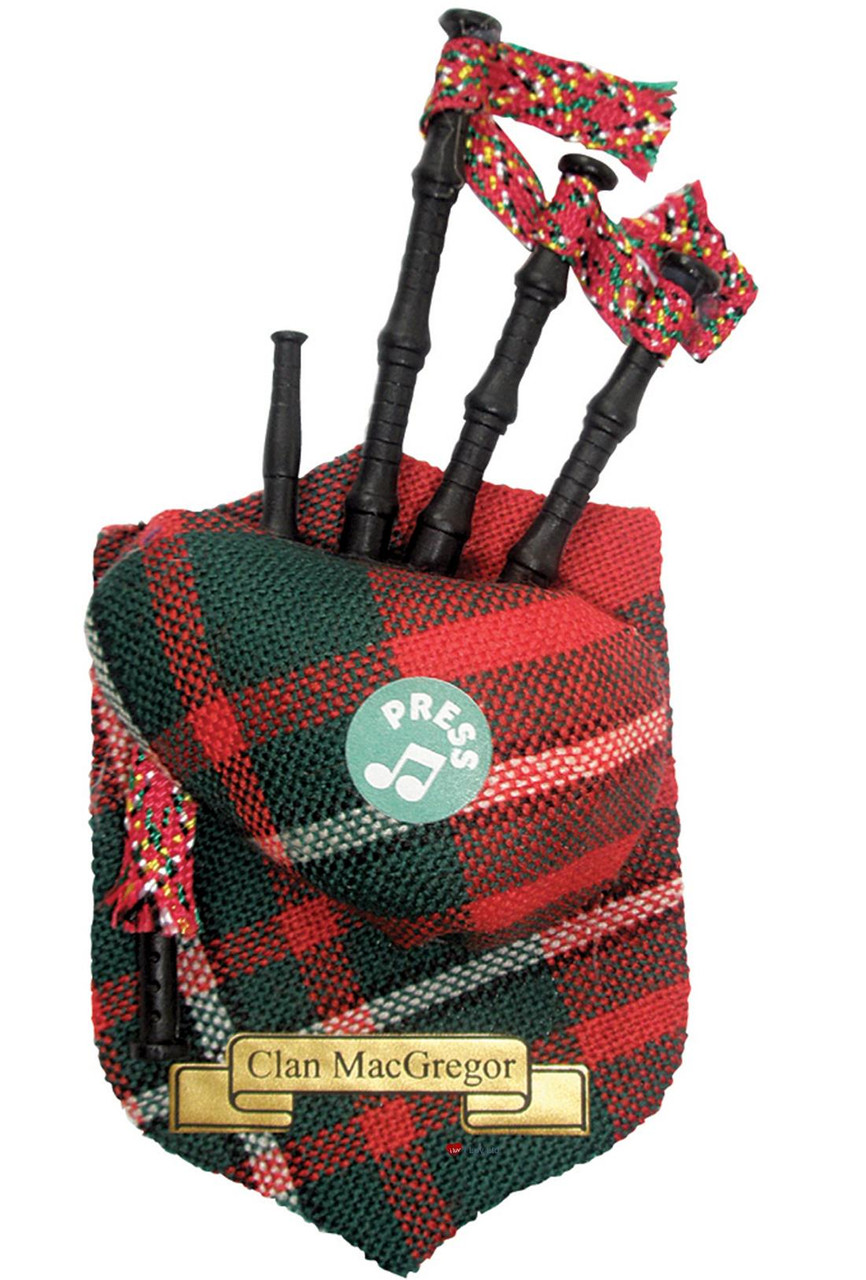 MacGregor Musical Bagpipe Fridge Magnet Sound "Scotland the Brave"