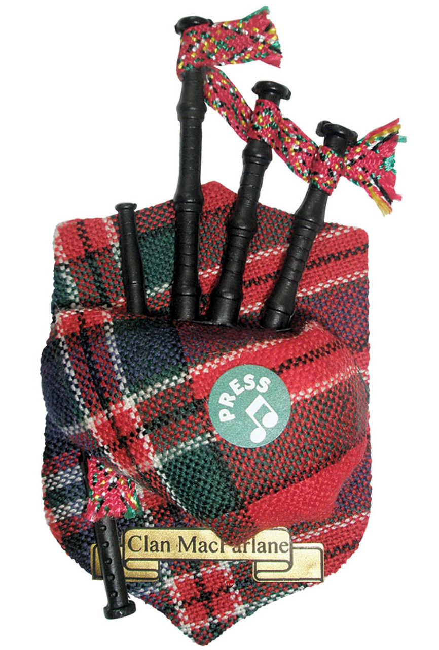 MacFarlane Musical Bagpipe Fridge Magnet Sound "Scotland the Brave"