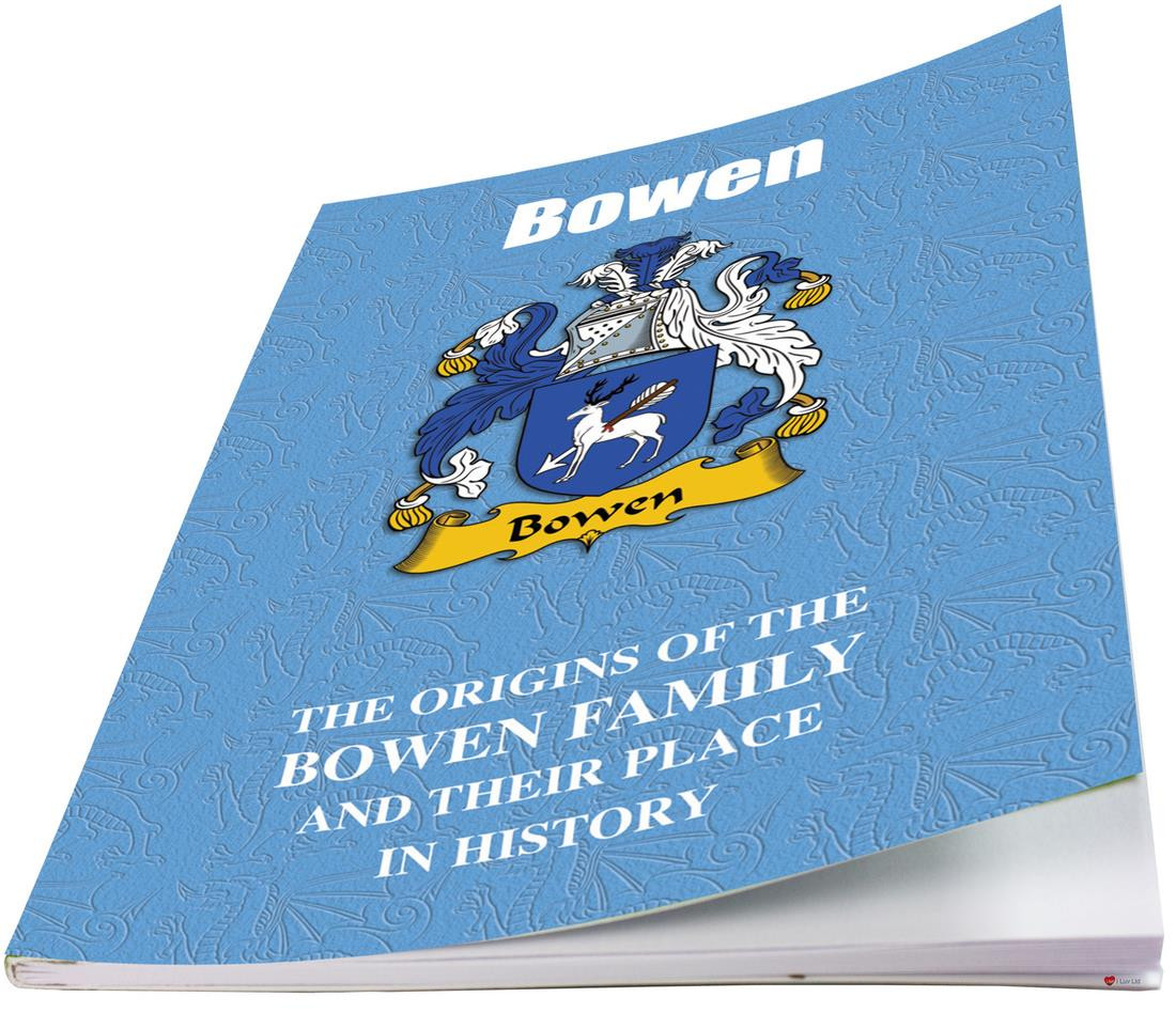 Bowen Welsh Ancestry Family History Booklet