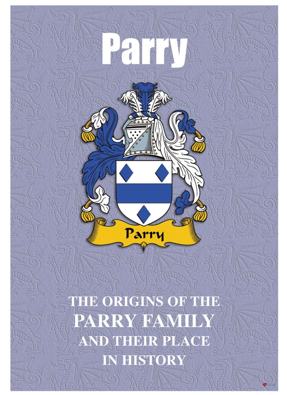 Parry Welsh Ancestry Family History Booklet