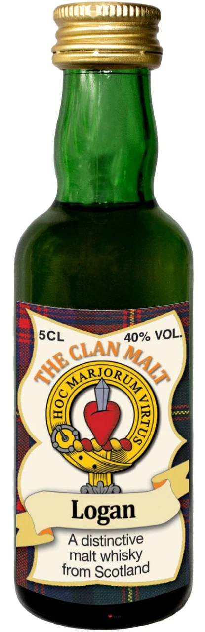 Logan Clan Whisky Collectable Miniature Bottle, Made in Scotland